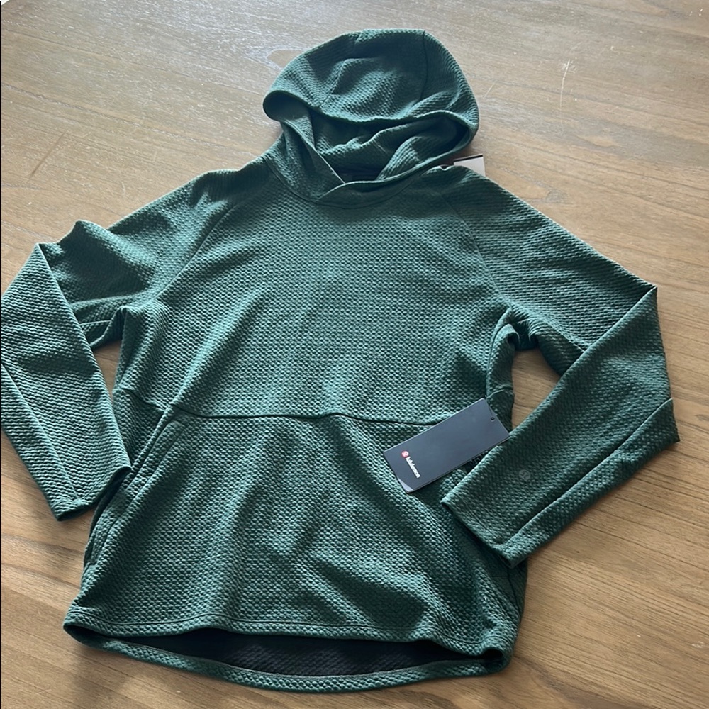 Lululemon Textures Double knit cotton hoodie
